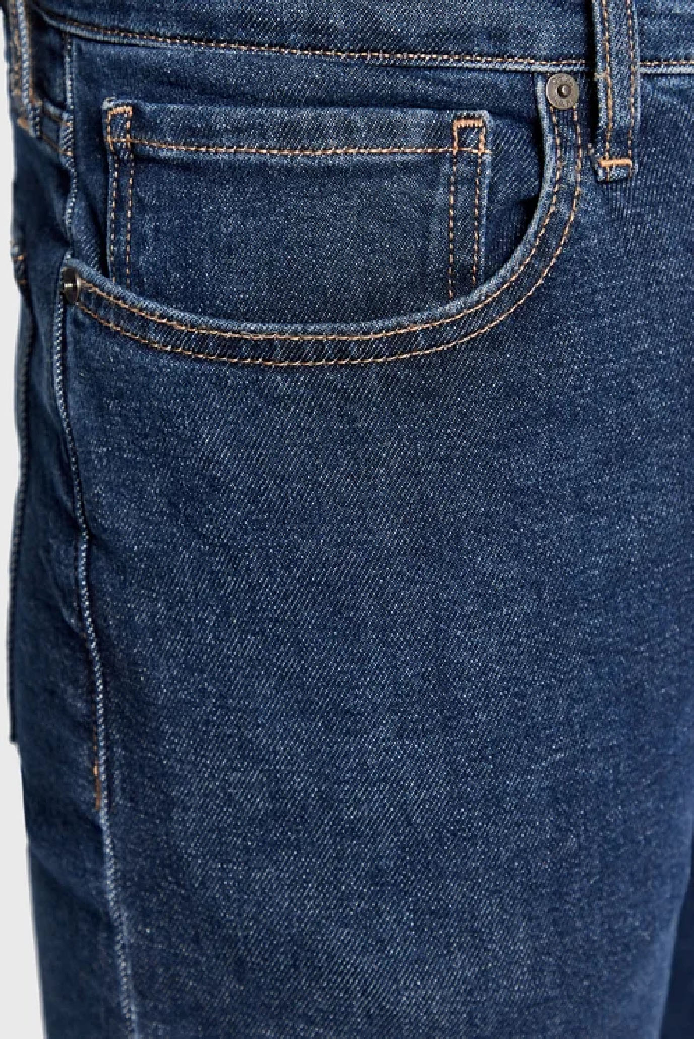 Мужские темно-синие джинсы SLIM FIT DARK BLUE 4