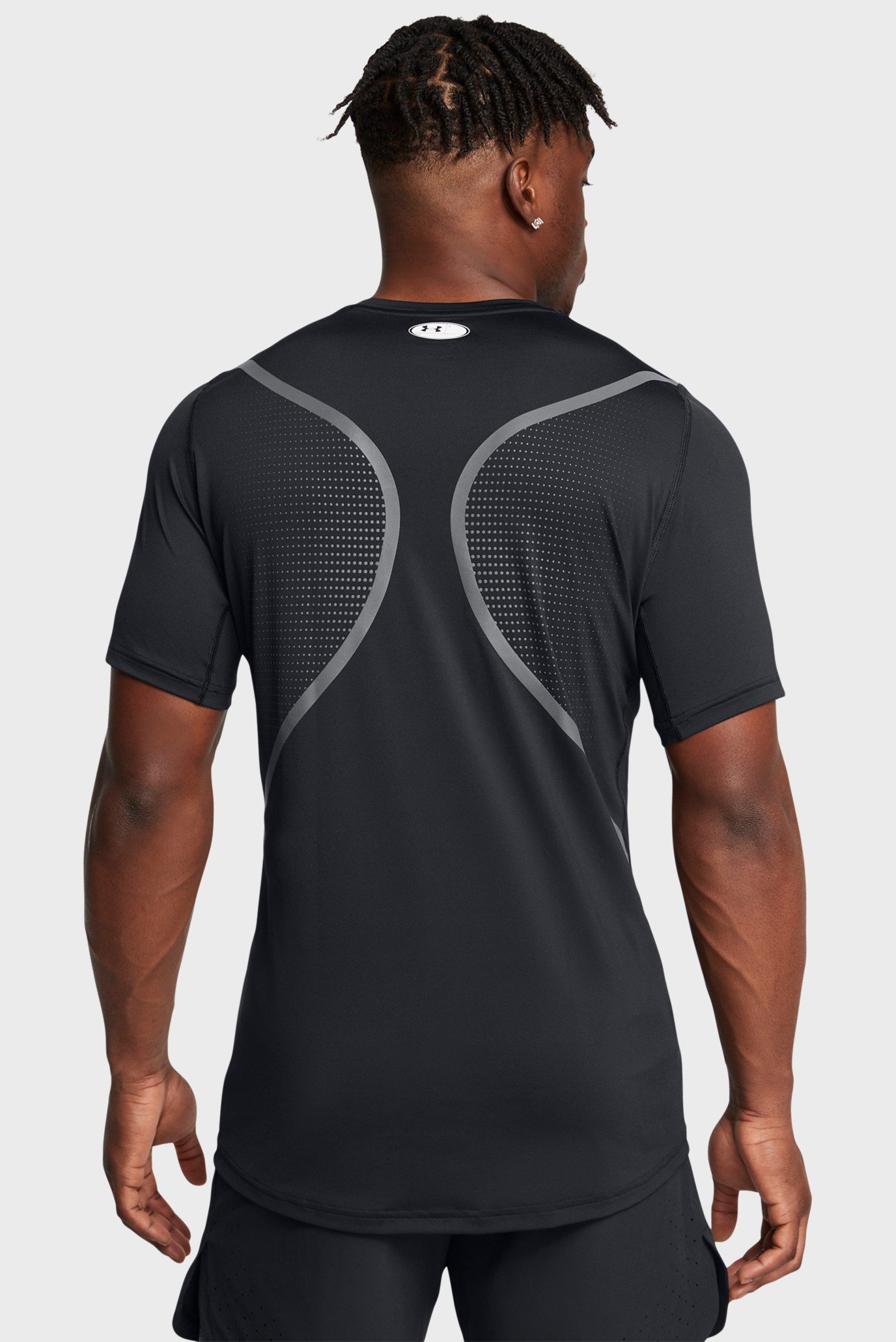 Мужская черная футболка UA HG Armour Ftd Graphic SS 2