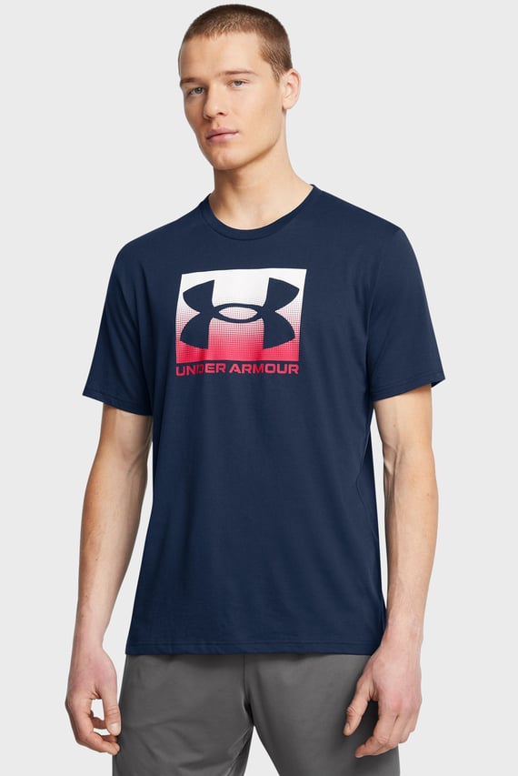Мужская темно-синяя футболка UA M BOXED SPORTS UPDATED SS