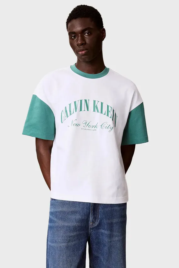 Футболка SS RLXD PREM HVY JRSY RINGER TEE Calvin Klein Jeans