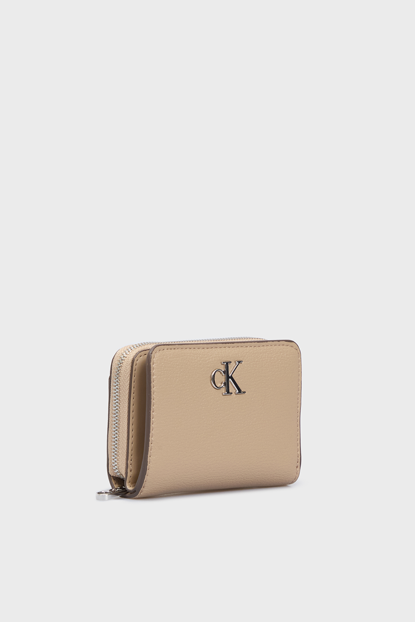 Женский бежевый кошелек MINIMAL MONOGRAM MED ZIP AROUND 3
