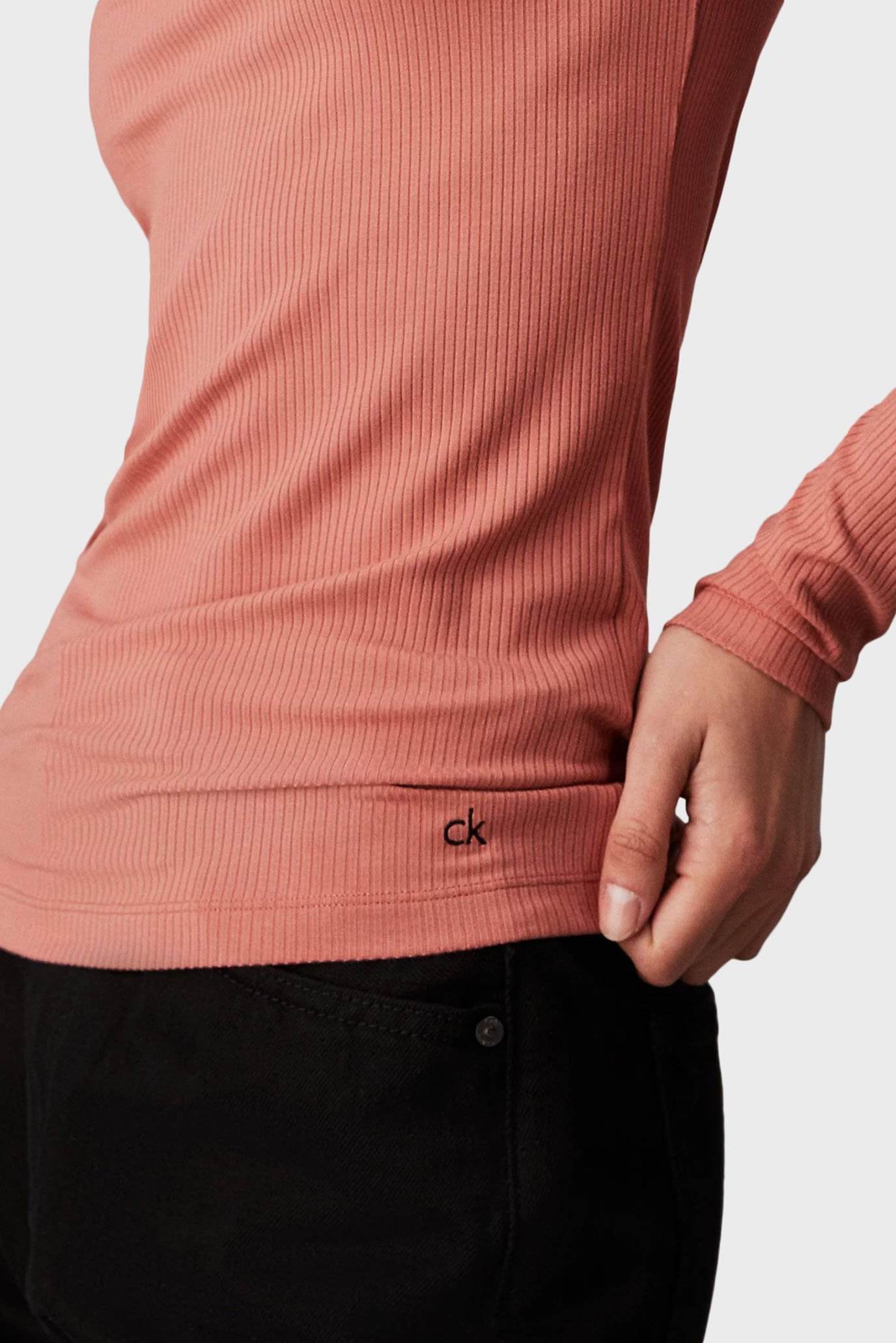 Лонгслив MODAL RIB MOCK-NECK TOP 4