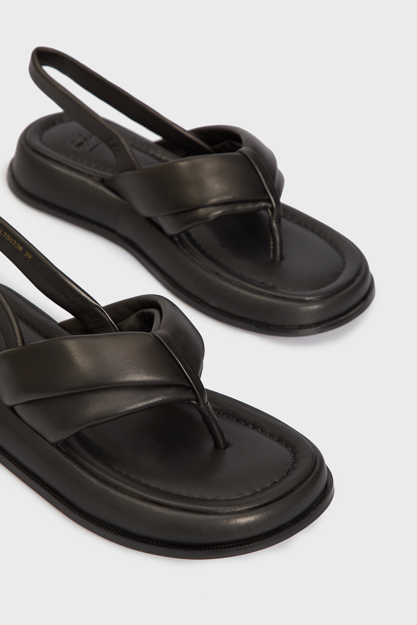 Женские черные кожаные сандалии WilmaPRPY Женские черные кожаные сандалии Wilma 8