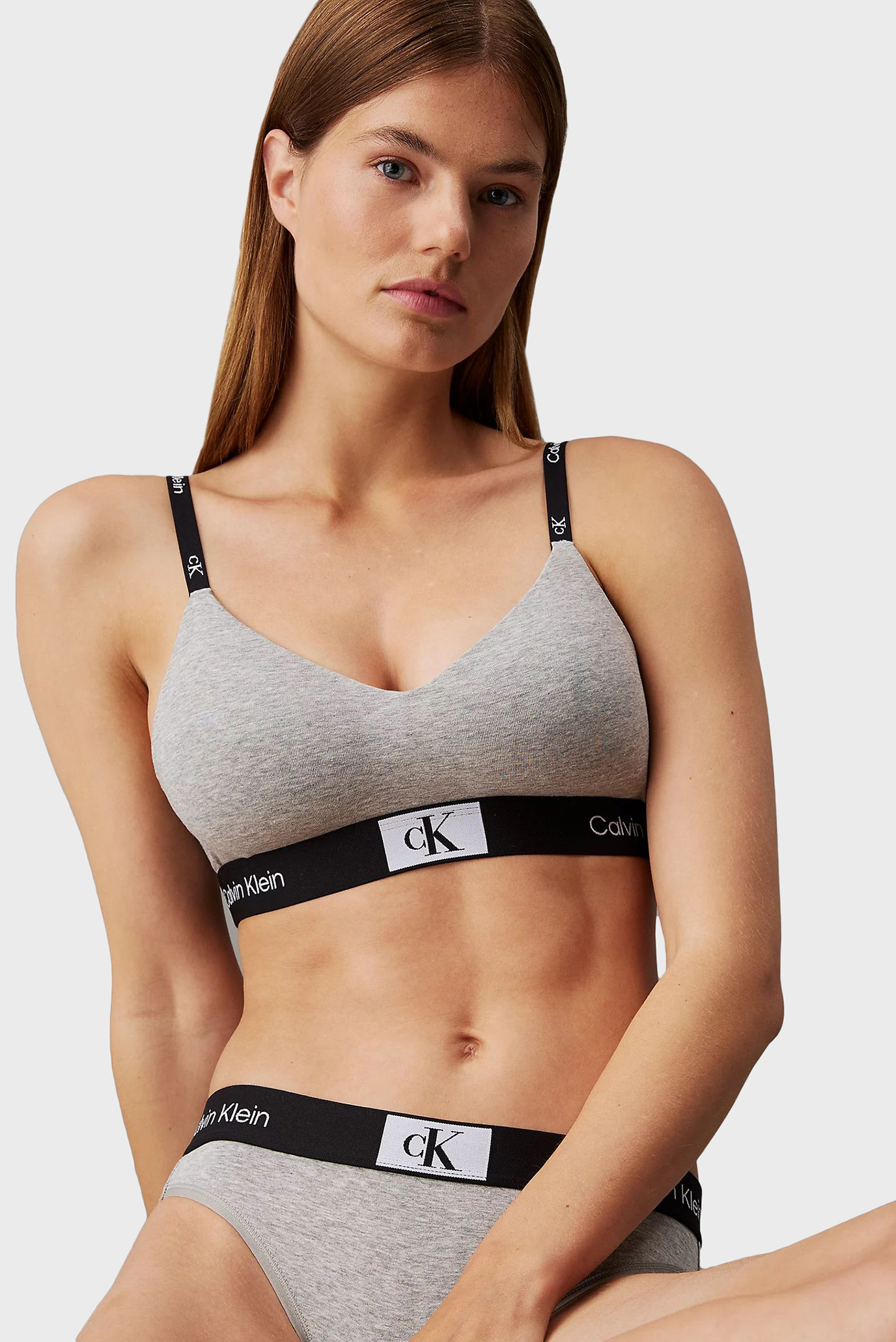 Женский серый бюстгальтер LGHT LINED BRALETTE 10