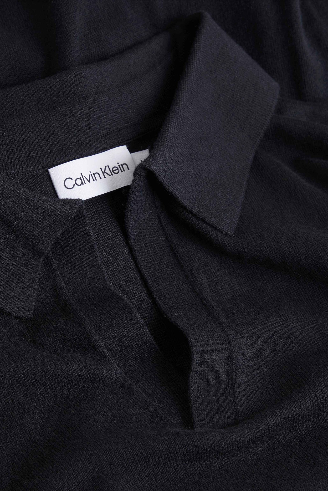 Мужское черное поло COTTON SILK BLEND 7