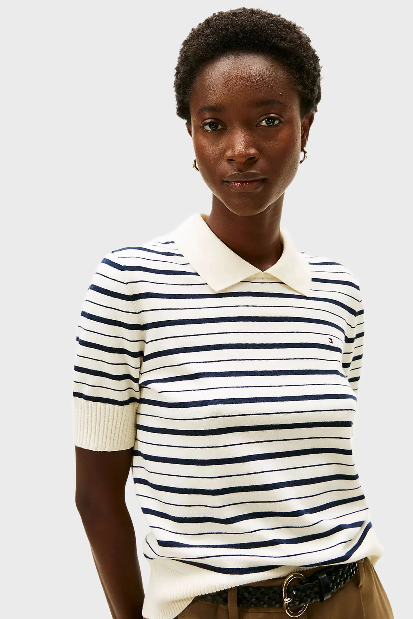 Свитер CO JERSEY FINE GG POLO S S SWT 4