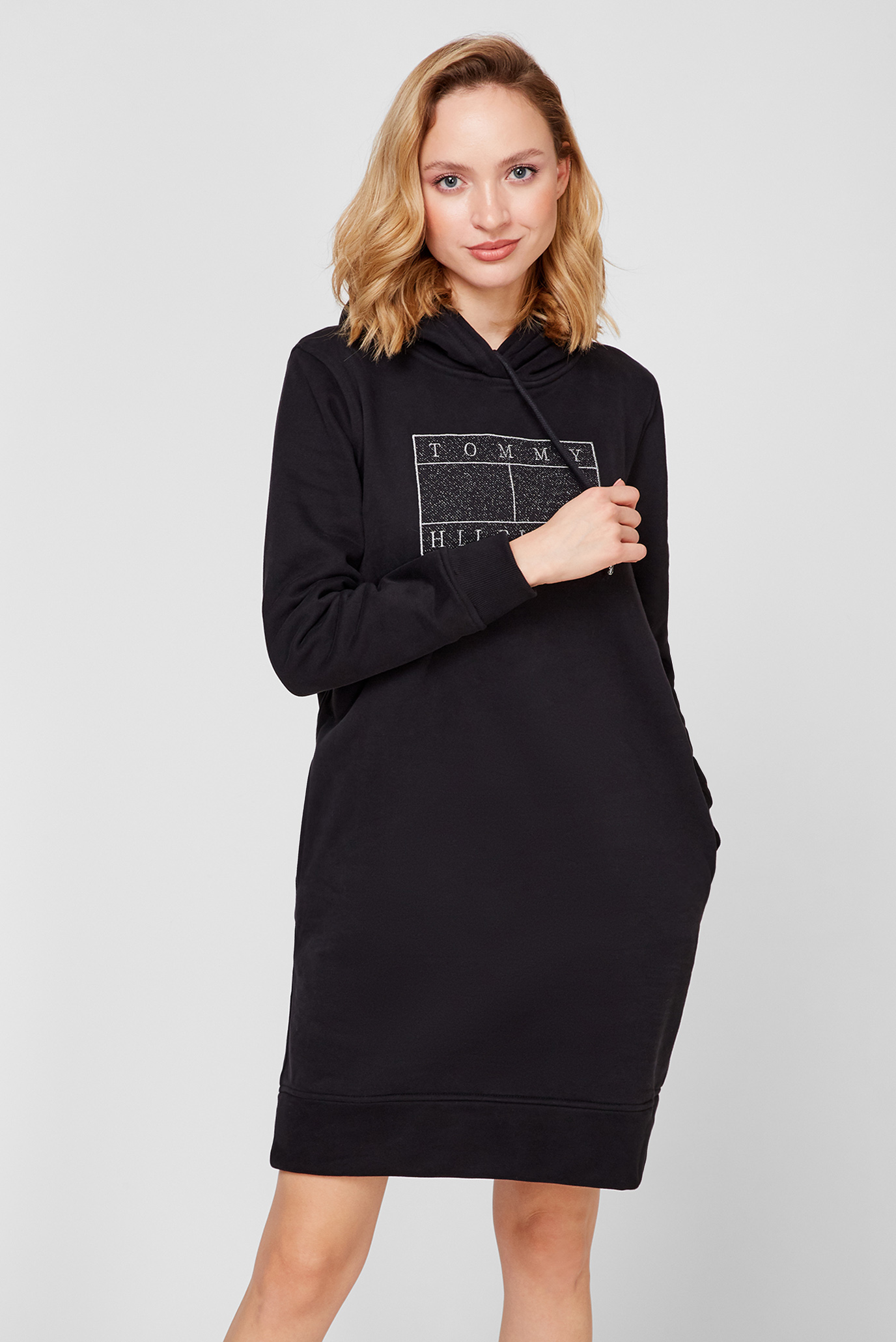 Женское черное платье 6