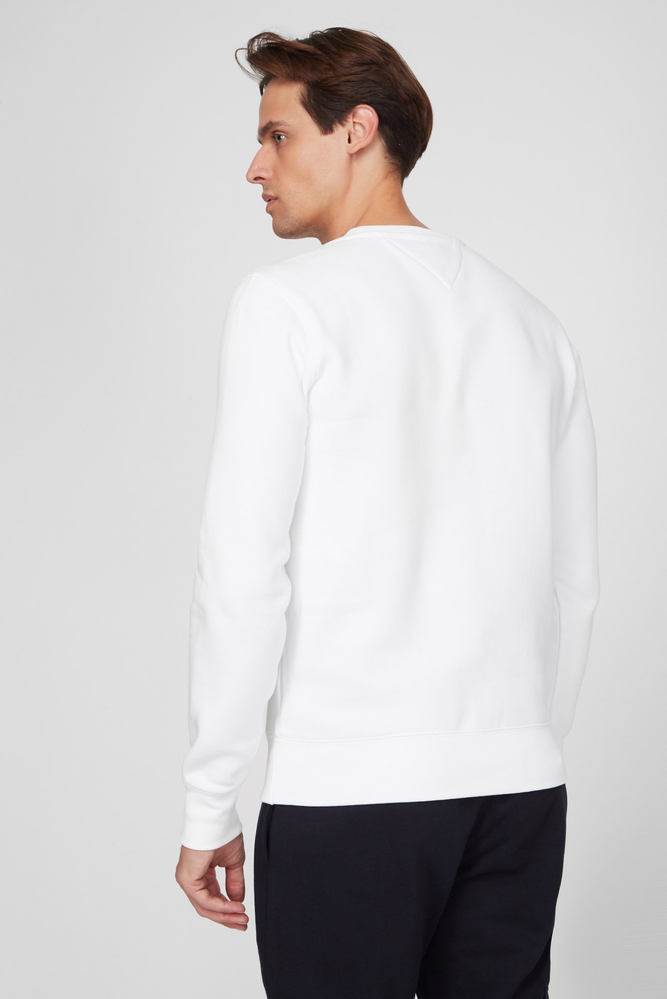 Мужской белый свитшот TOMMY LOGO 9