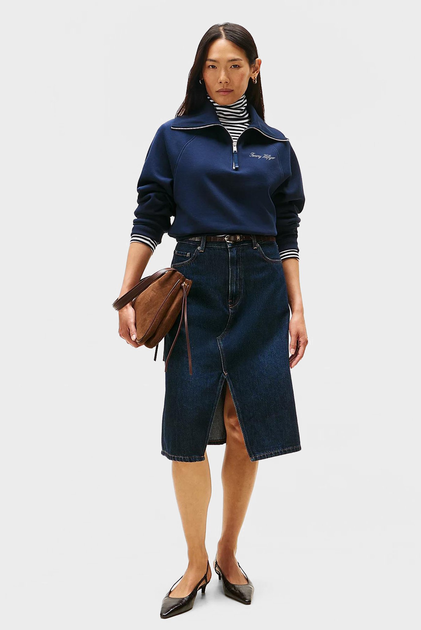 Реглан CLASSIC SCRIPT FLEECE HALF-ZIPTommy Hilfiger Реглан CLASSIC SCRIPT FLEECE HALF-ZIP 2