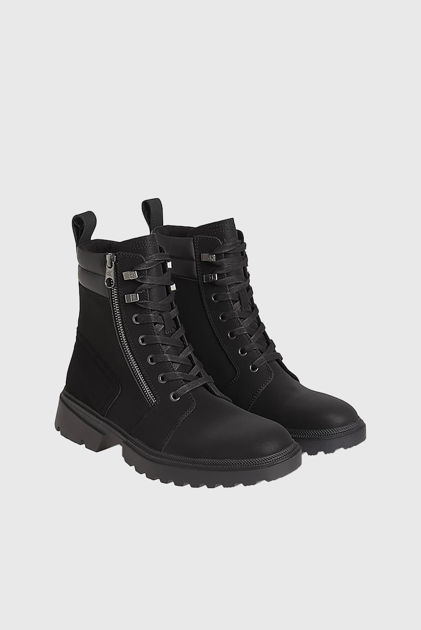 Ботинки CHUNKY LACEUP BOOT W ZIP 2
