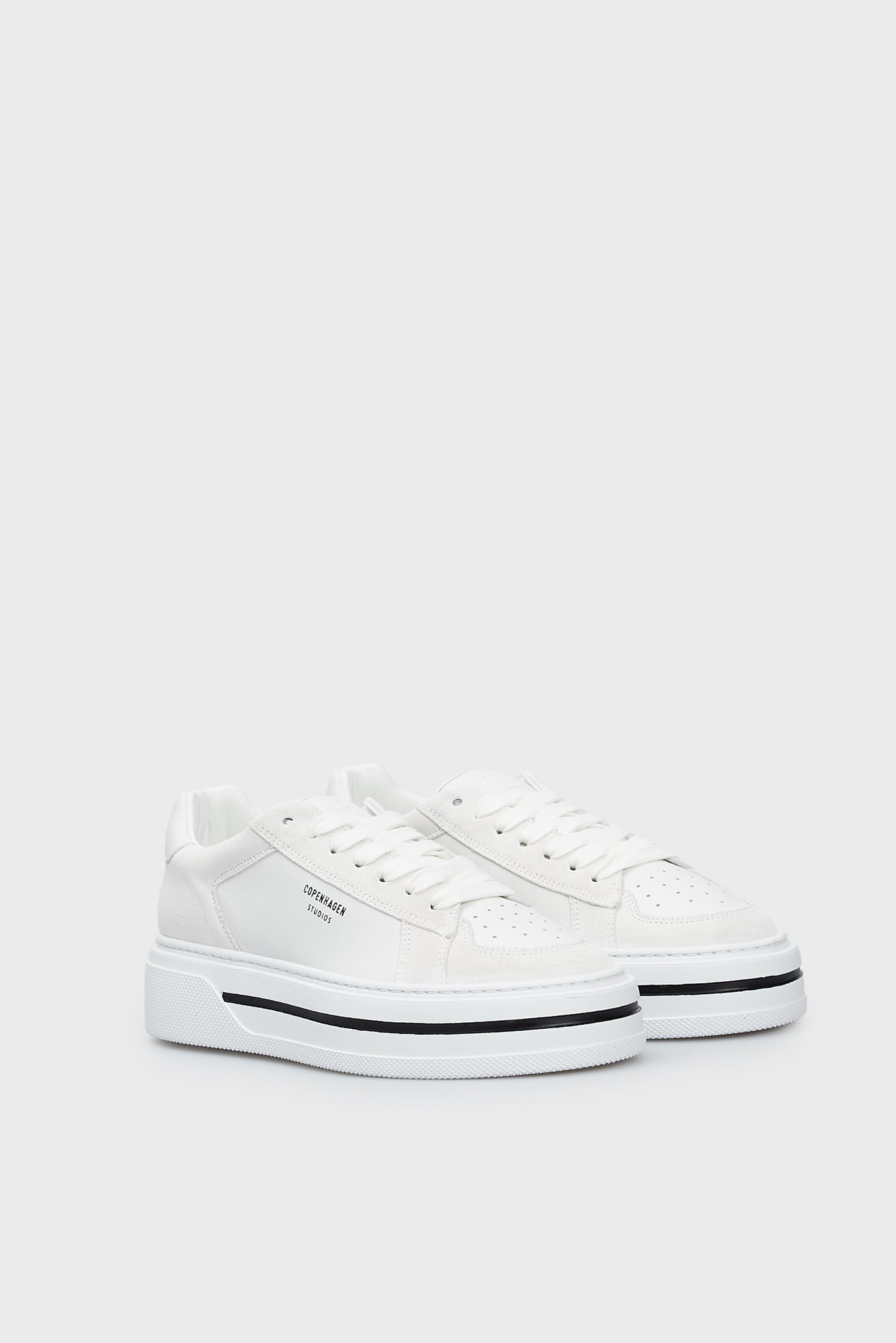 Женские белые кожаные сникерсы 3