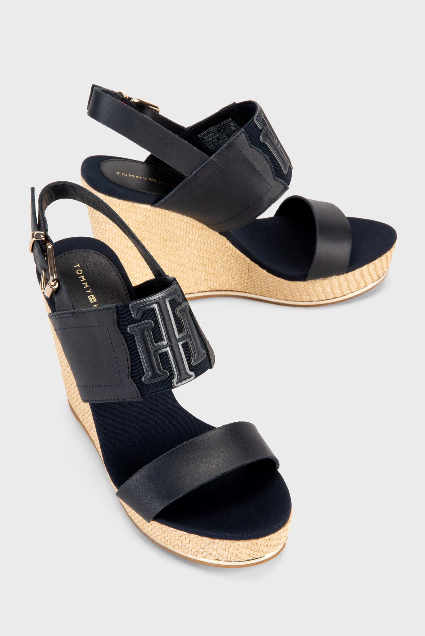 Босоножки TH ELASTIC HIGH WEDGE SANDALTommy Hilfiger Босоножки TH ELASTIC HIGH WEDGE SANDAL 5