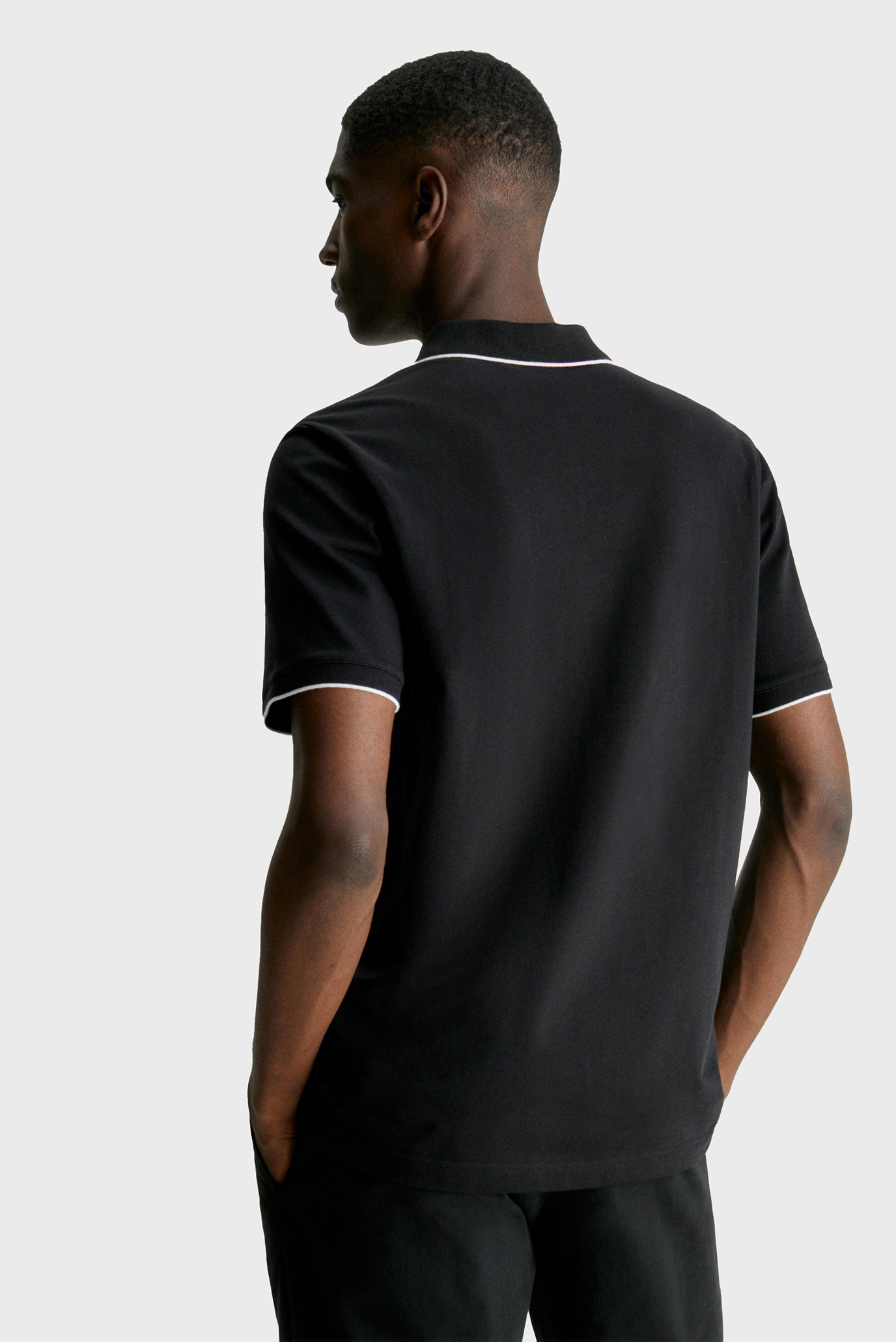 Поло STRETCH PIQUE TIPPING POLO Calvin Klein Поло STRETCH PIQUE TIPPING POLO 3