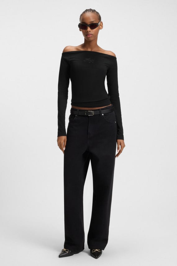 Лонгслив Dolder_B 10272901 01 HUGO BOSS