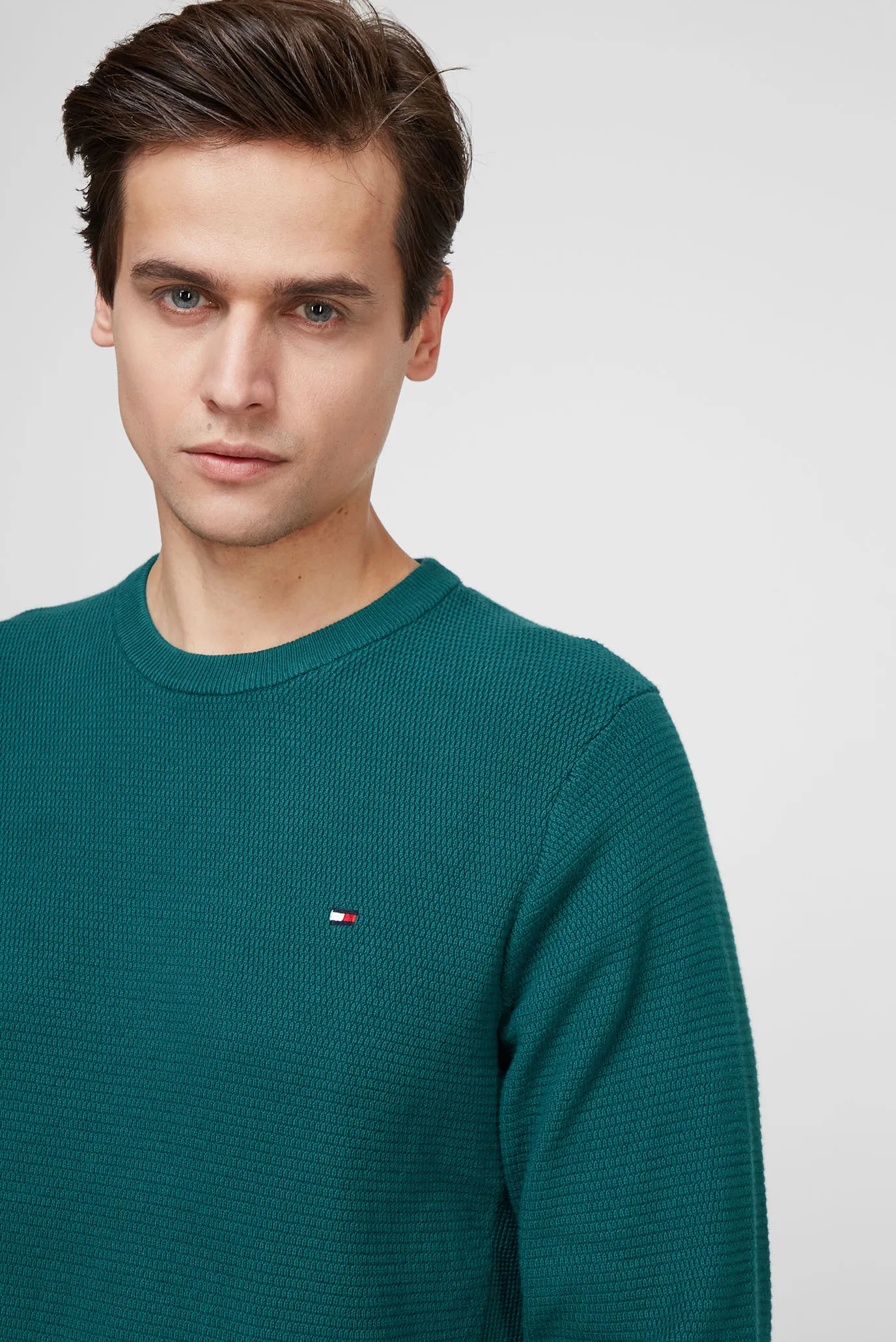 Мужской зеленый джемпер STRUCTURED 10