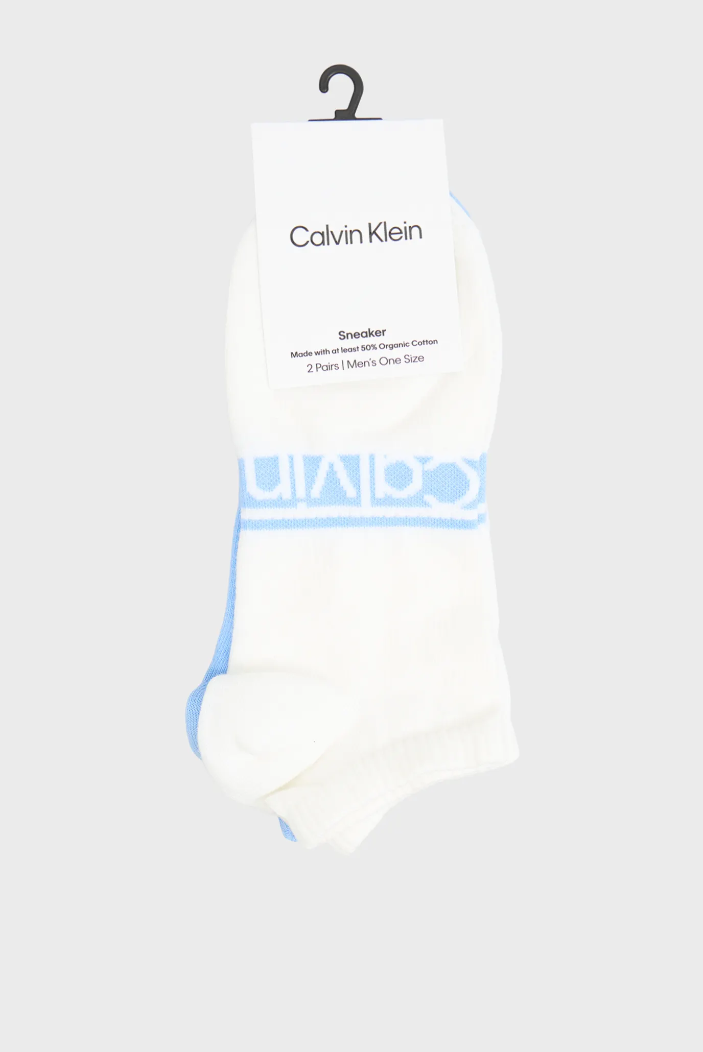 Носки CK MEN SNEAKER 2P LOGO STRIPE 1