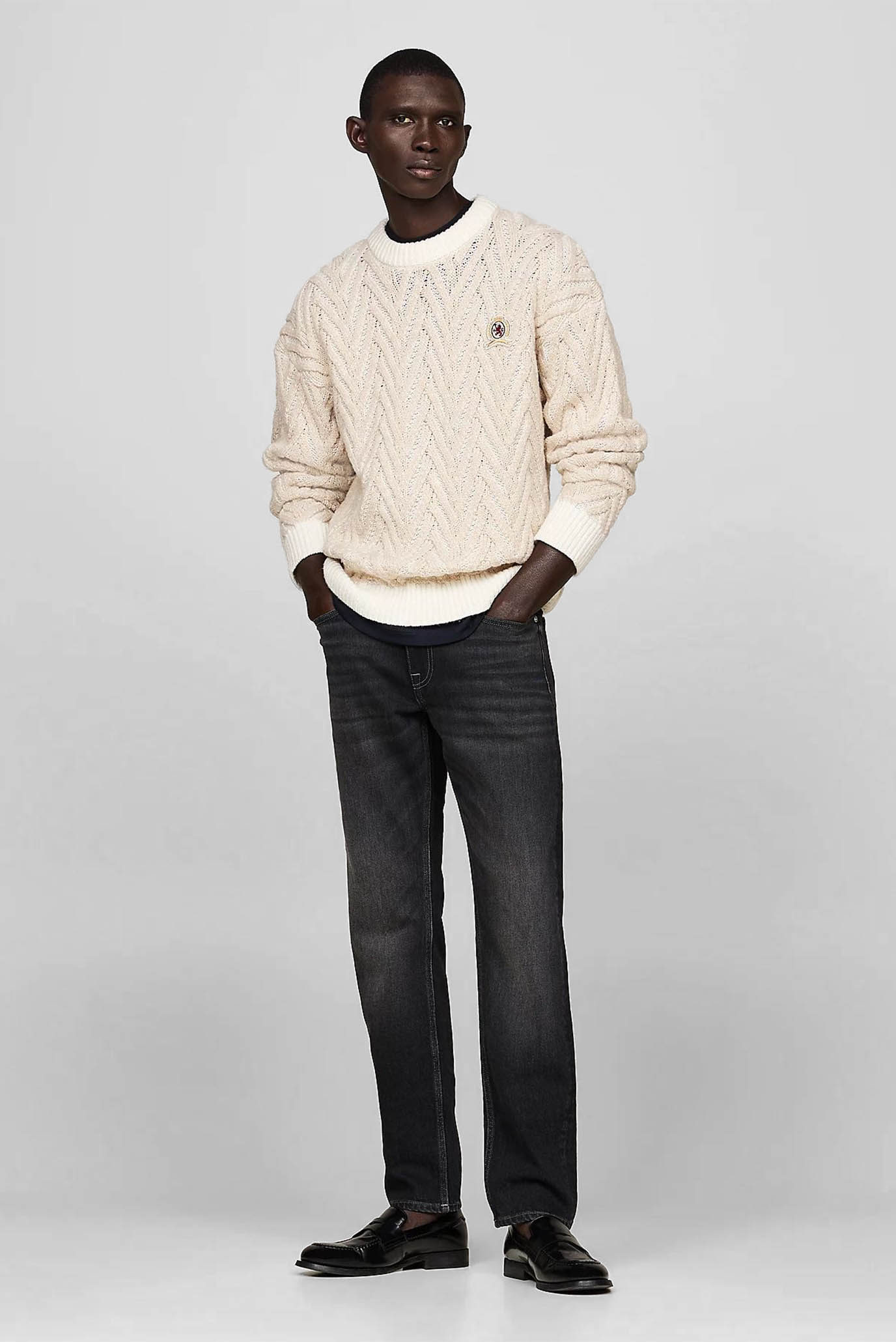 Мужские черные джинсы REGULAR MERCER STR TUNDRA BLK 2