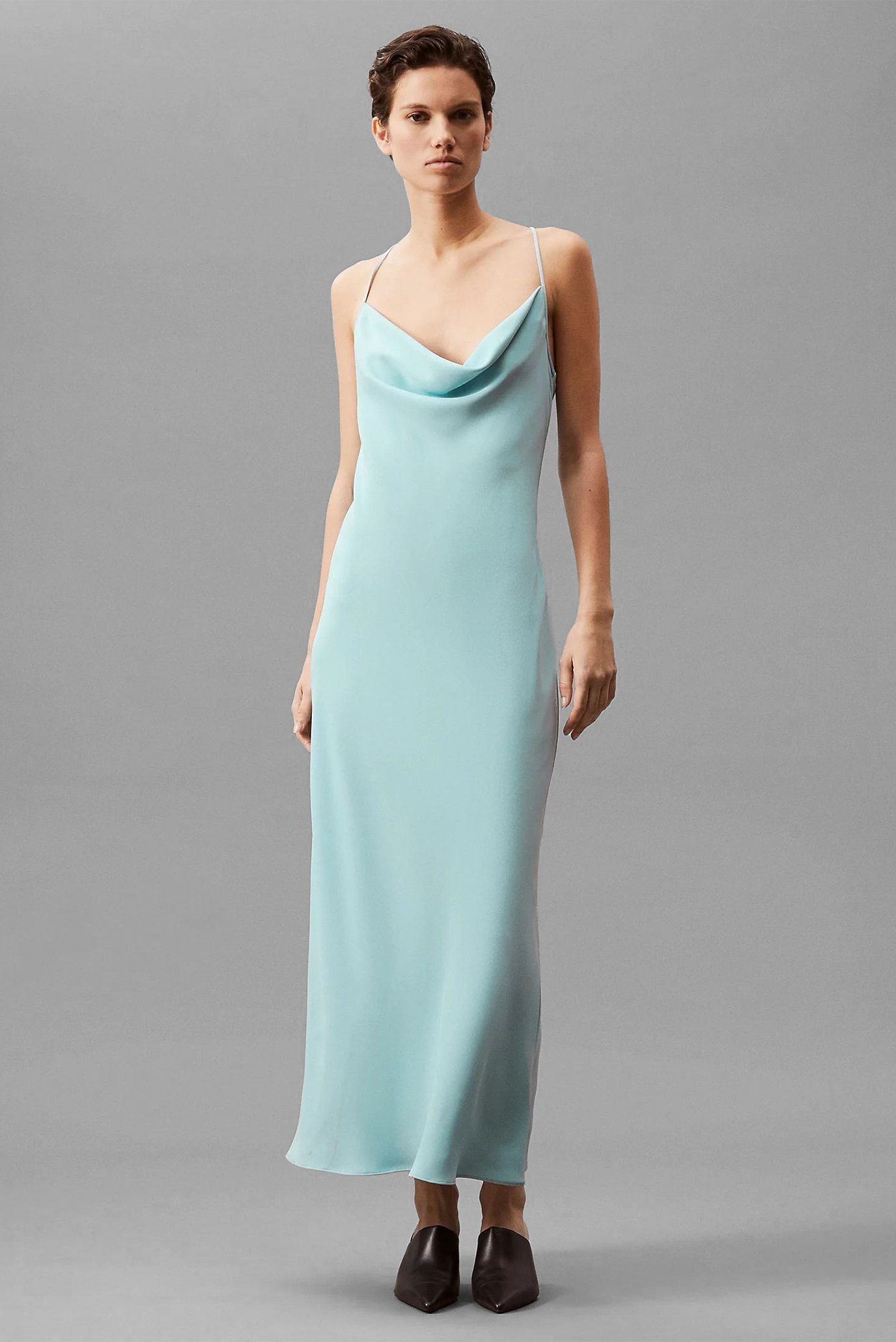 Платье CREPE LOW BACK DRAPE DRESS 1