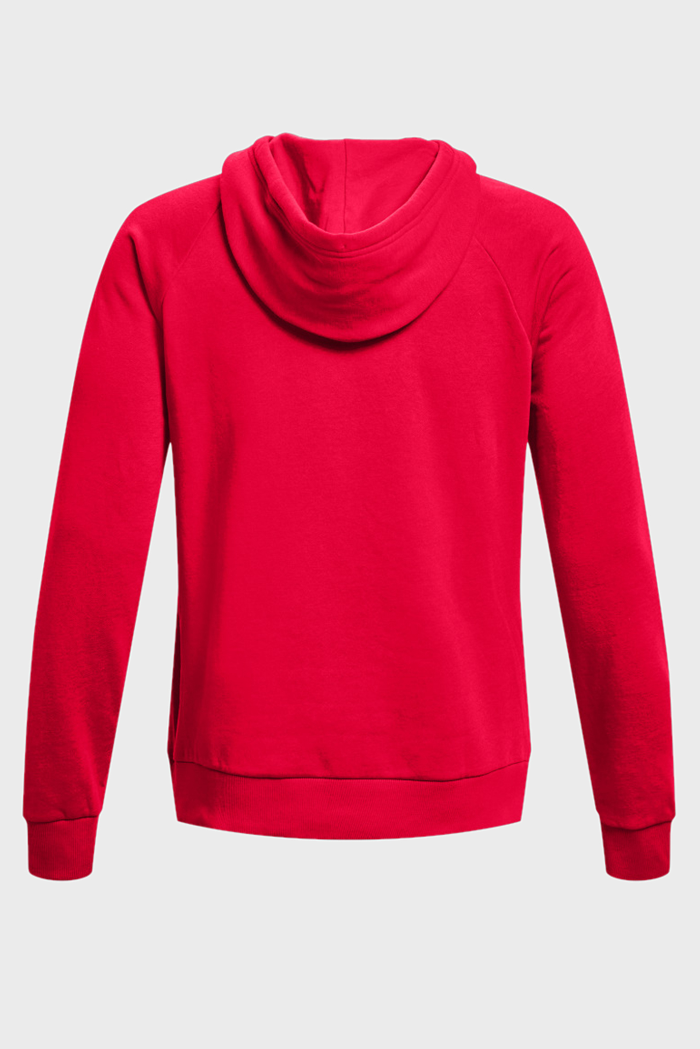 Мужское красное худи UA Rival Fleece Big Logo HD 12