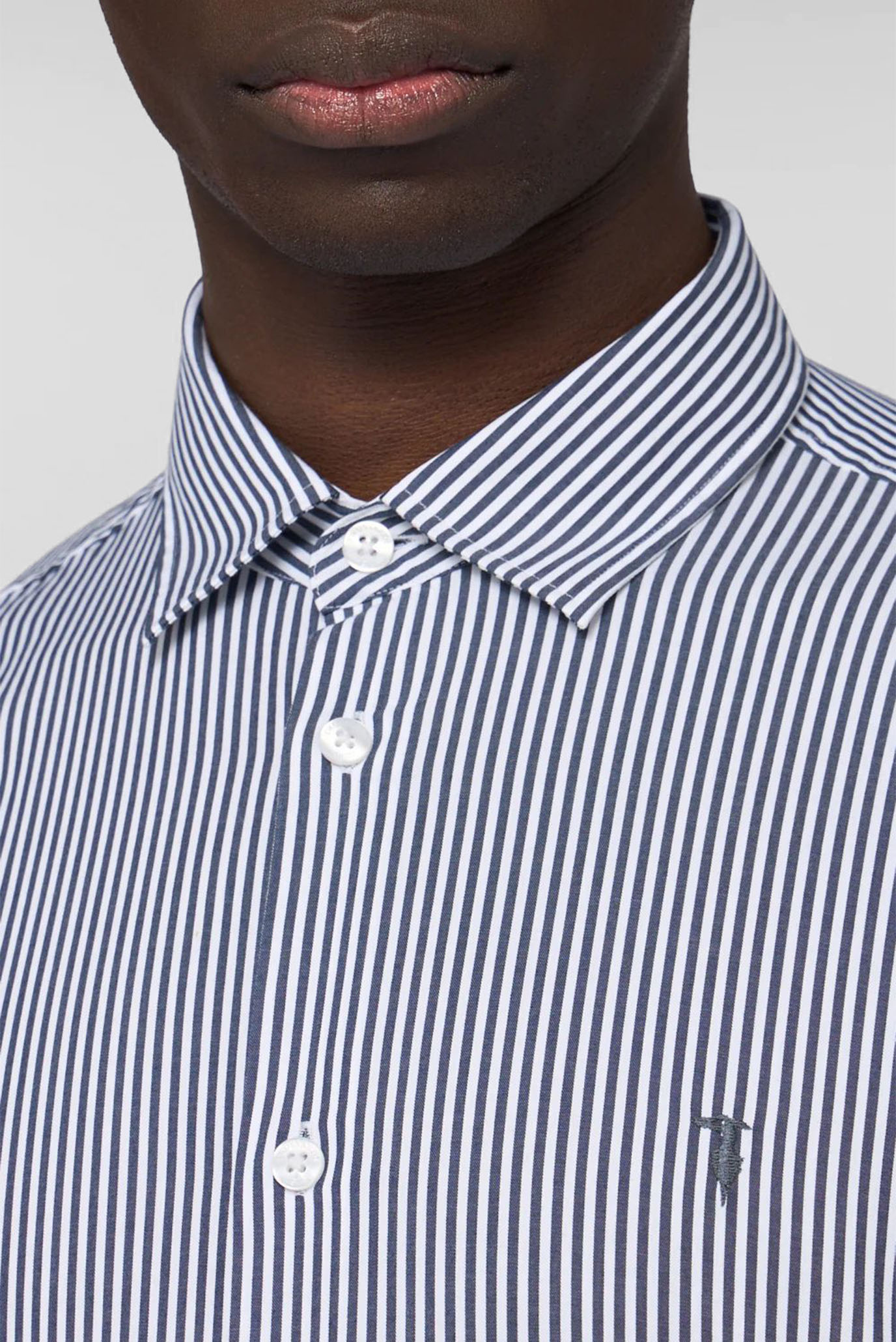 Рубашка REGULAR FIT SHIRT - STRIPED POPLIN 2