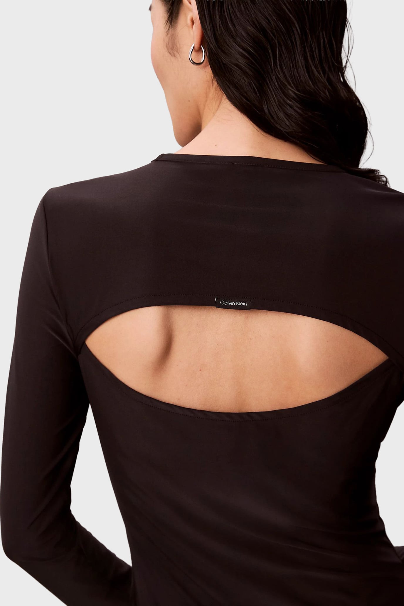 Платье LS CREPE CUTOUT BACK MIDI DRESS 4