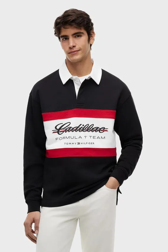 Поло с длинным рукавом TH X CF1 PANELLED SC Tommy Hilfiger