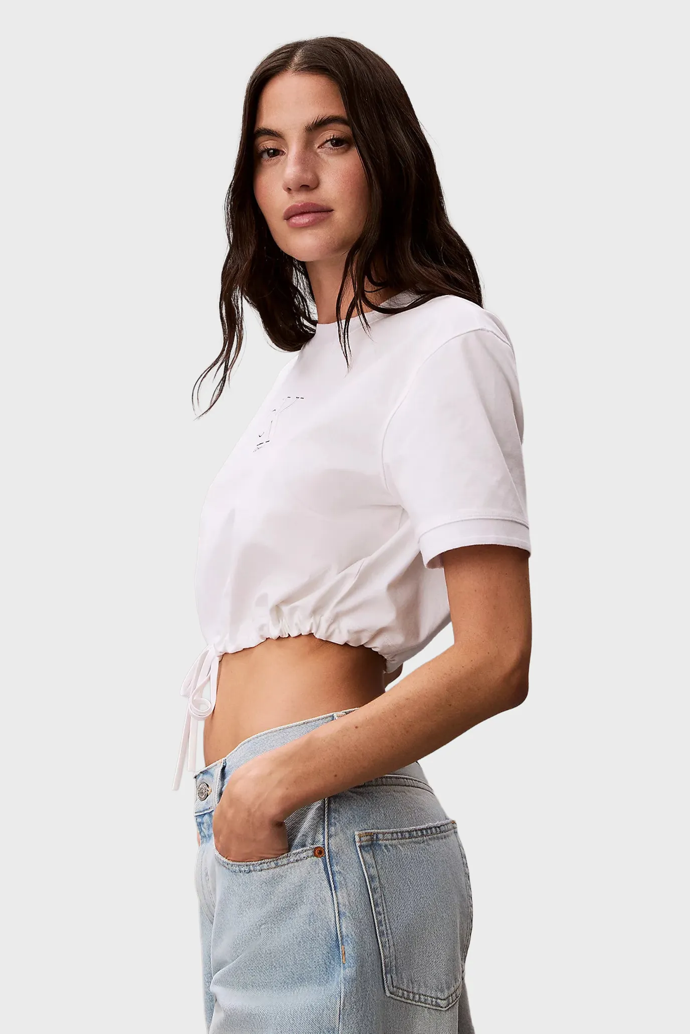 Футболка SS COOLING JRSY TIE WAIST CROP T 3
