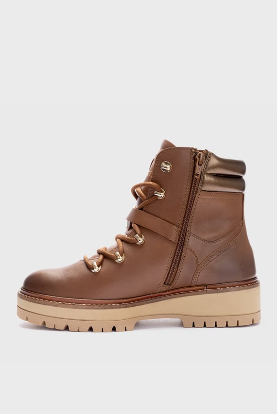 Ботинки POLISHED LEATHER FLAT BOOT