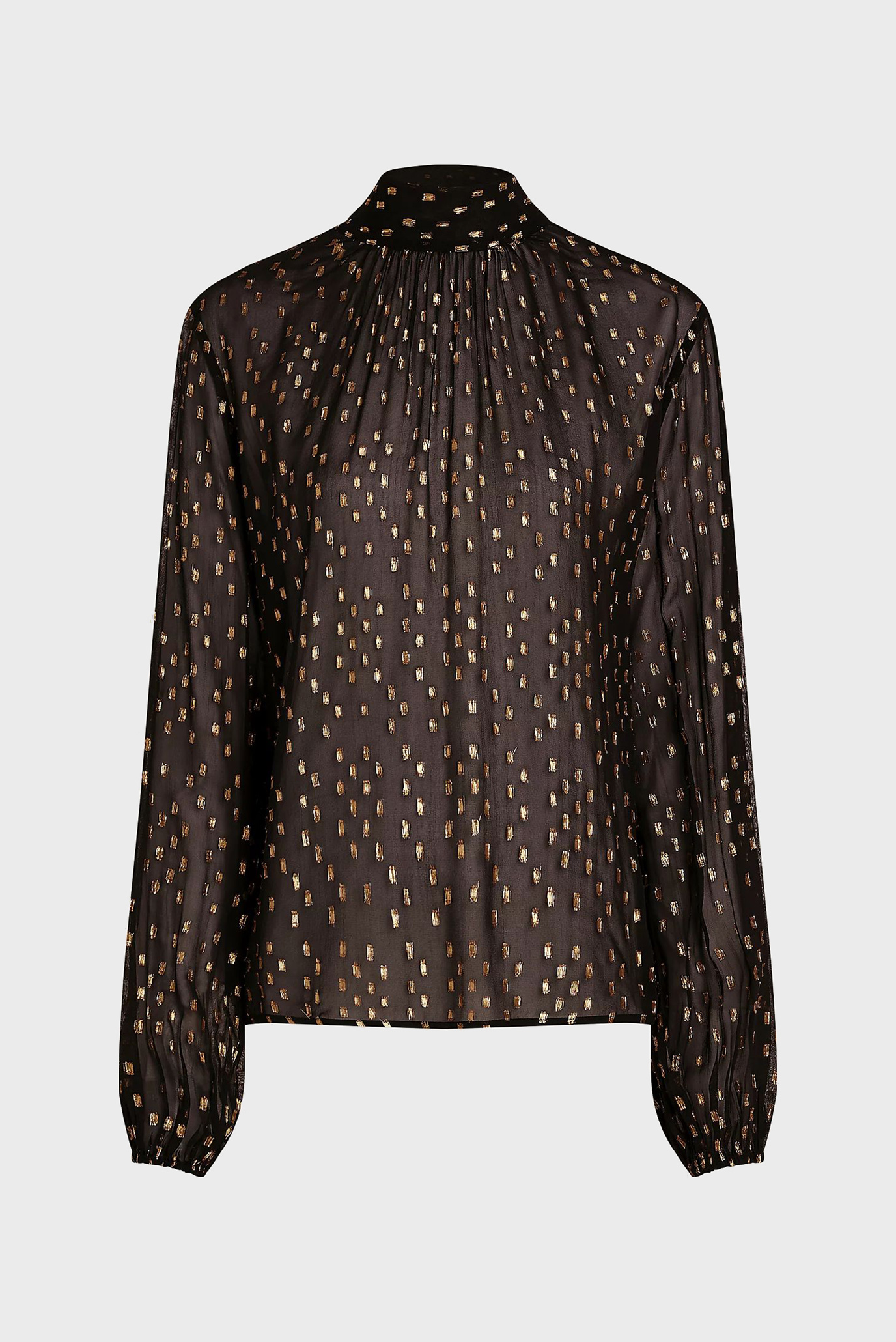 Блузка FIL COUPE LUREX TIE NECK BLOUSE 5