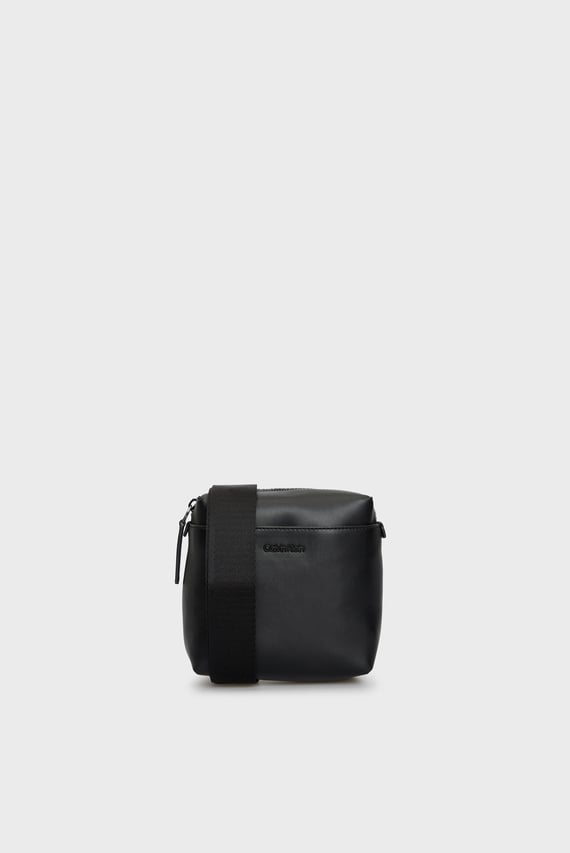 Мужская черная сумка CLEAN ESSENTIAL CUBE REPORTER