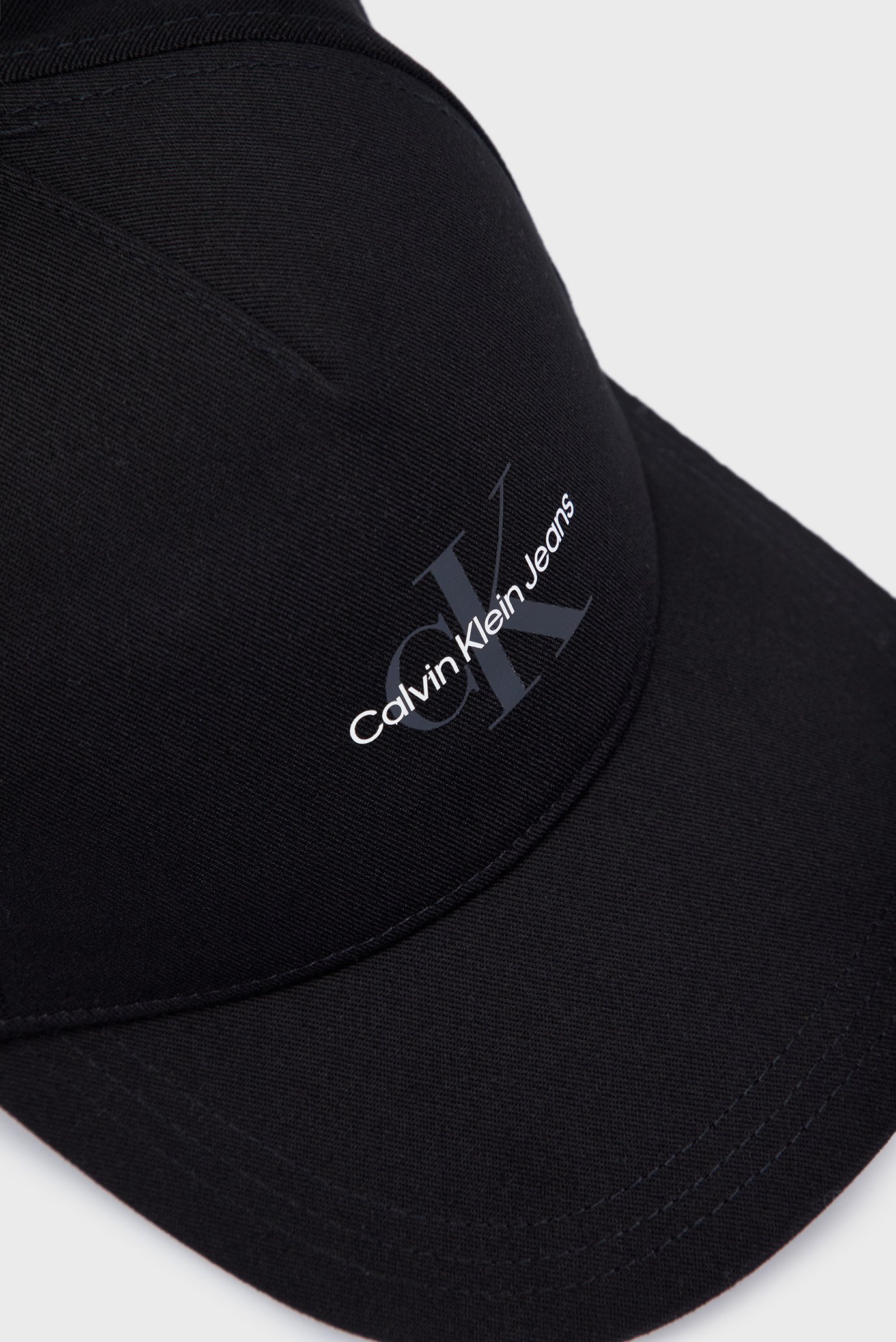 Мужская черная кепка MONO LOGO PRINT CAP 3