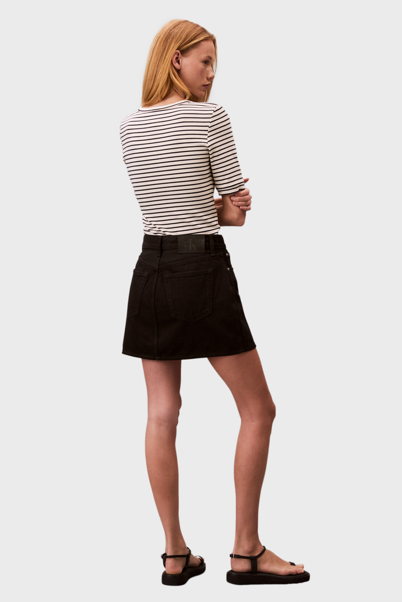 Футболка/SS Stripe Cotton RIB Tee 3