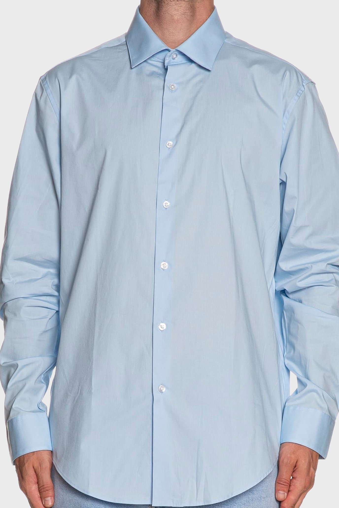 Рубашка REG ESNTL POPLIN STR SLD 6