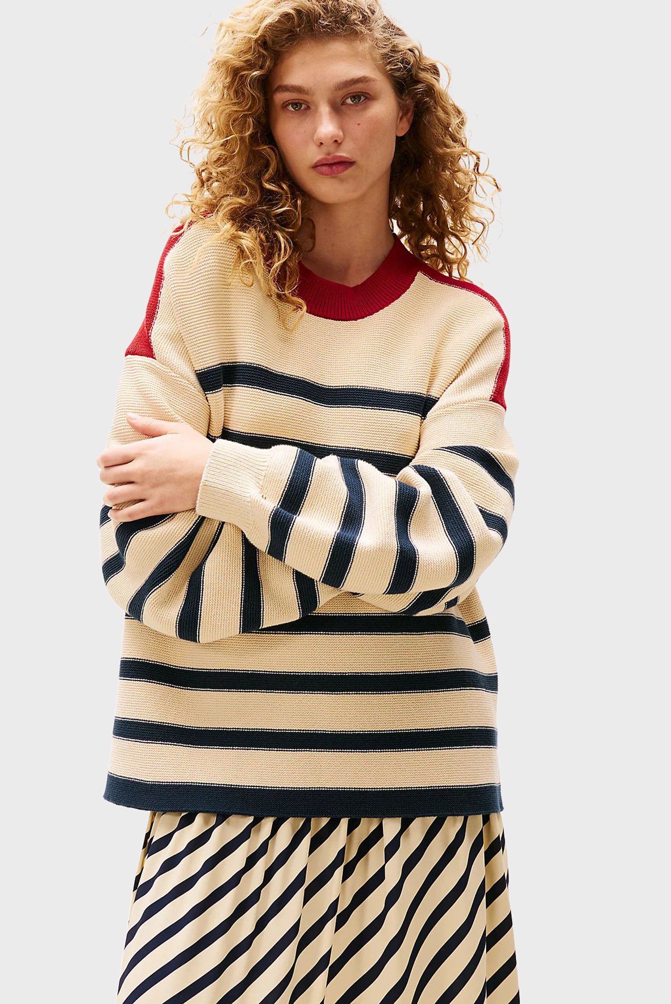 Свитер/TH X SRG BRETON L/S SWEATER 1