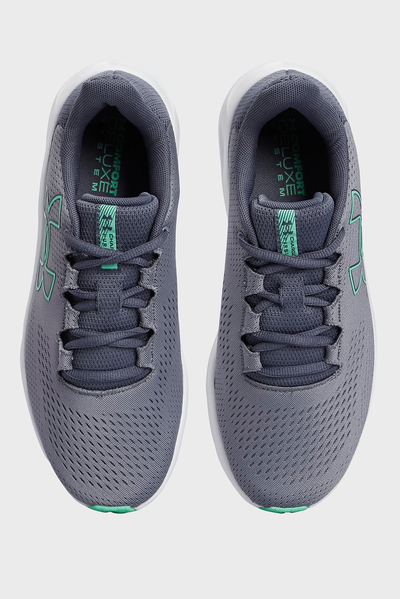 Мужские серые кроссовки UA Charged Pursuit 3 BL Running 4