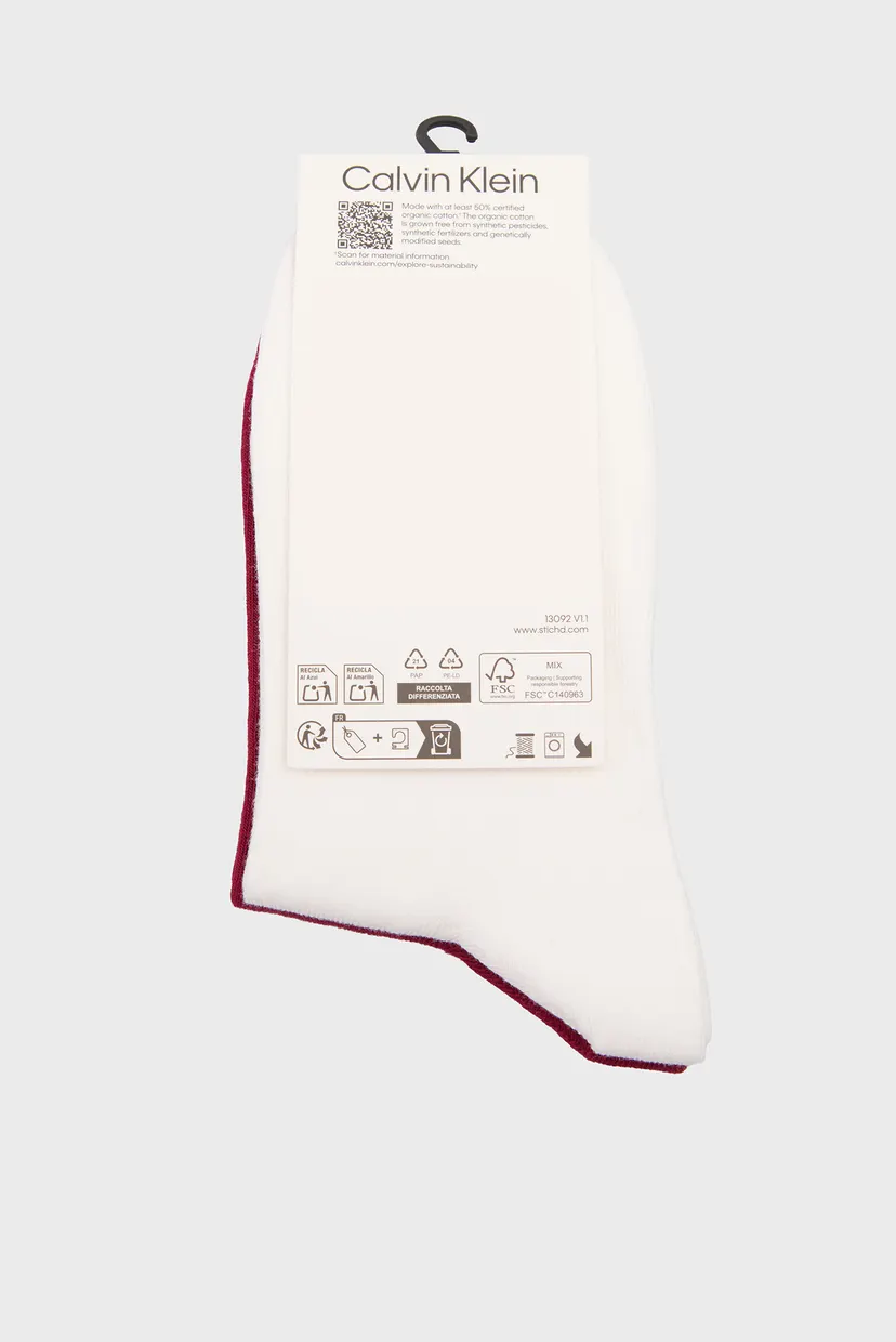 Носки CKJ WOMEN SHORT SOCK 2P CUT LO 3