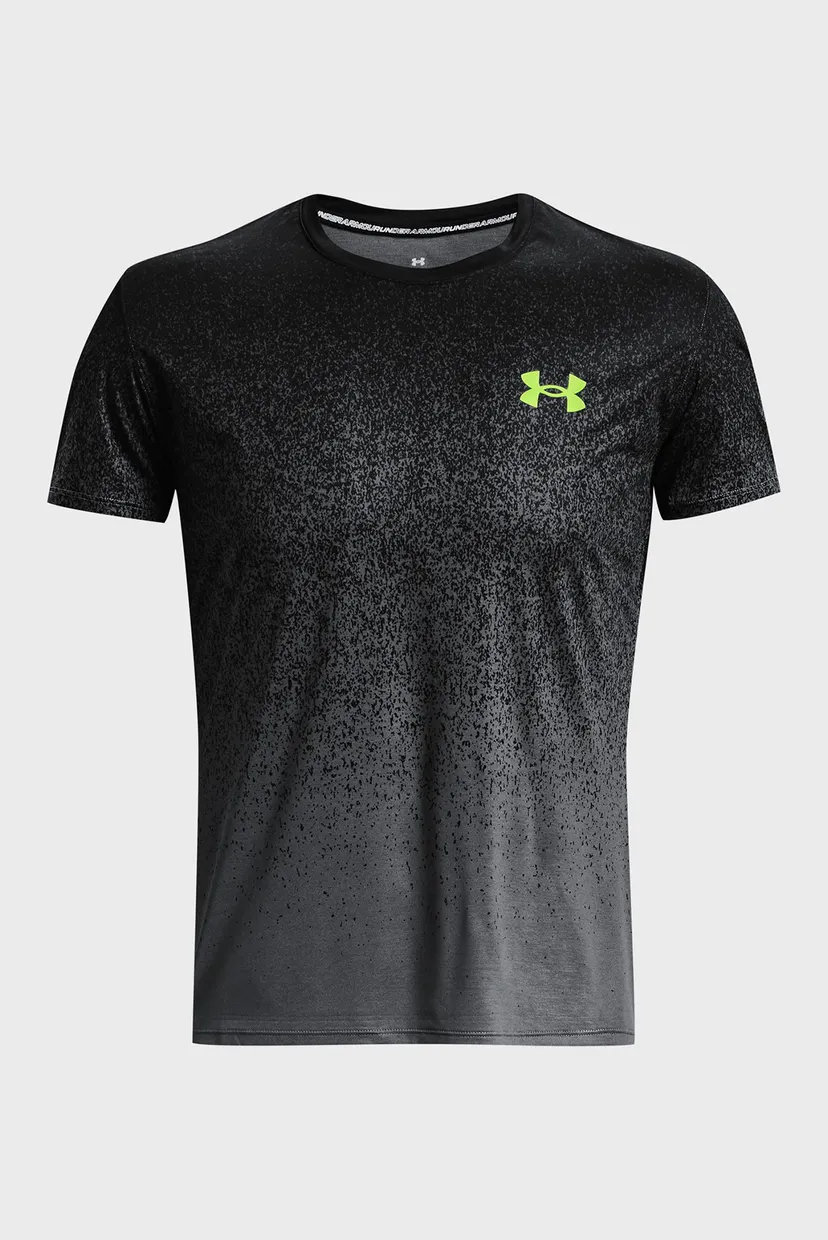 Мужская черная футболка UA RUSH CICADA SHORTSLEEVE 10