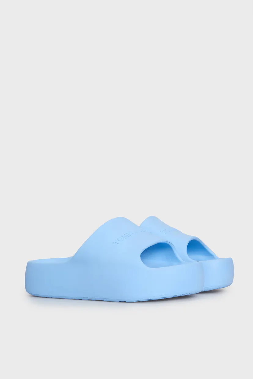 Женские голубые слайдеры TJW CHUNKY POOL SLIDE ESS 3