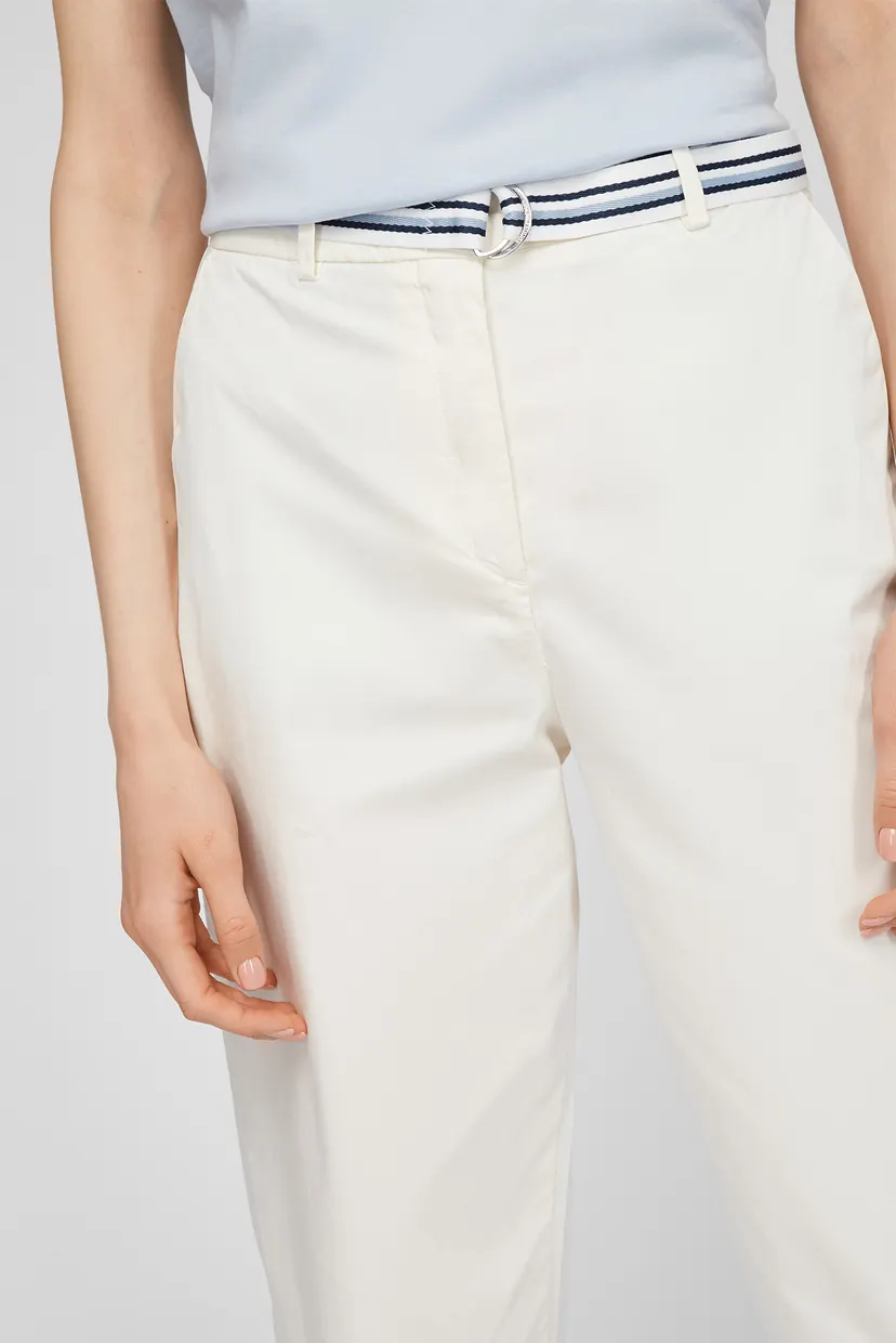 Женские белые брюки CO MODERN TAPERED CHINO 10