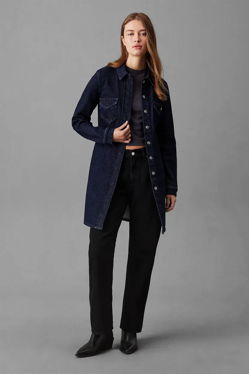 Көйлек DARTED LEAN SHIRT DENIM DRESS 3