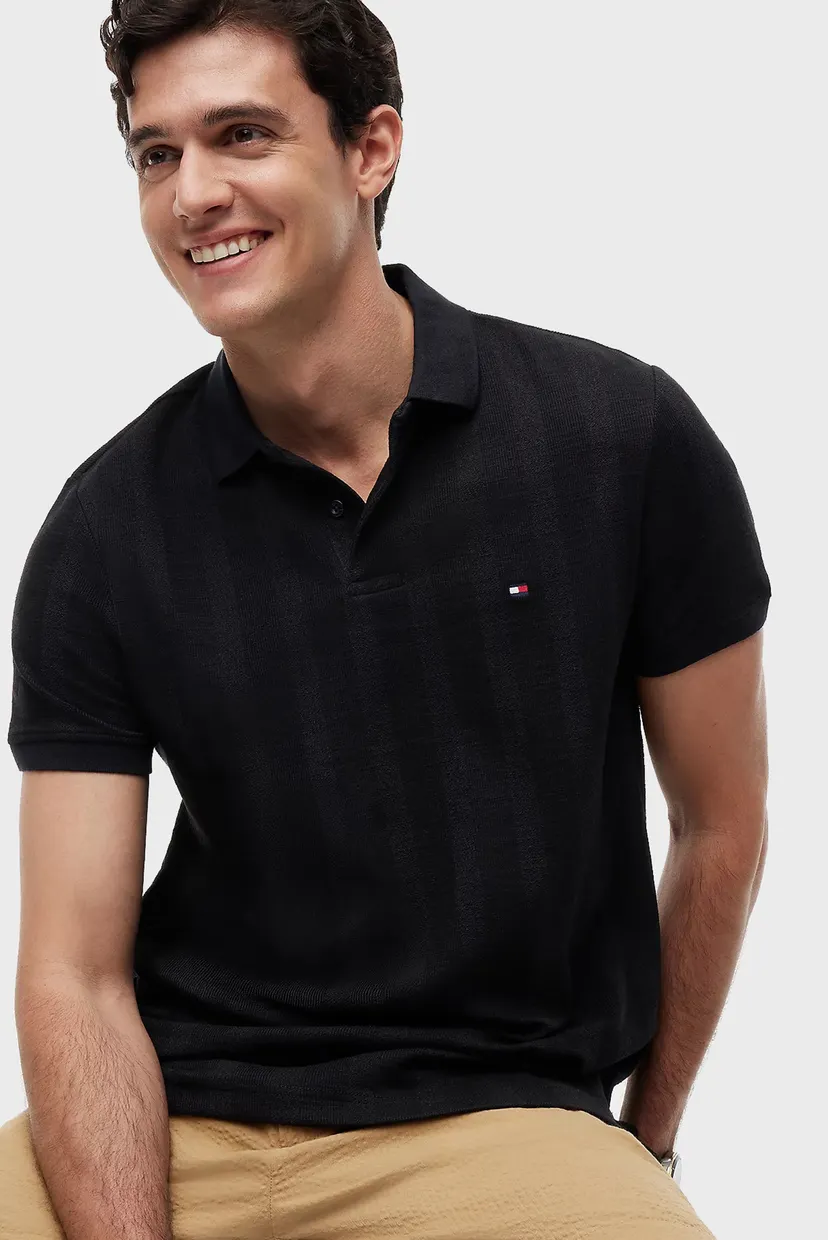 Поло/VERTICAL TONAL STRIPE REG POLO 4