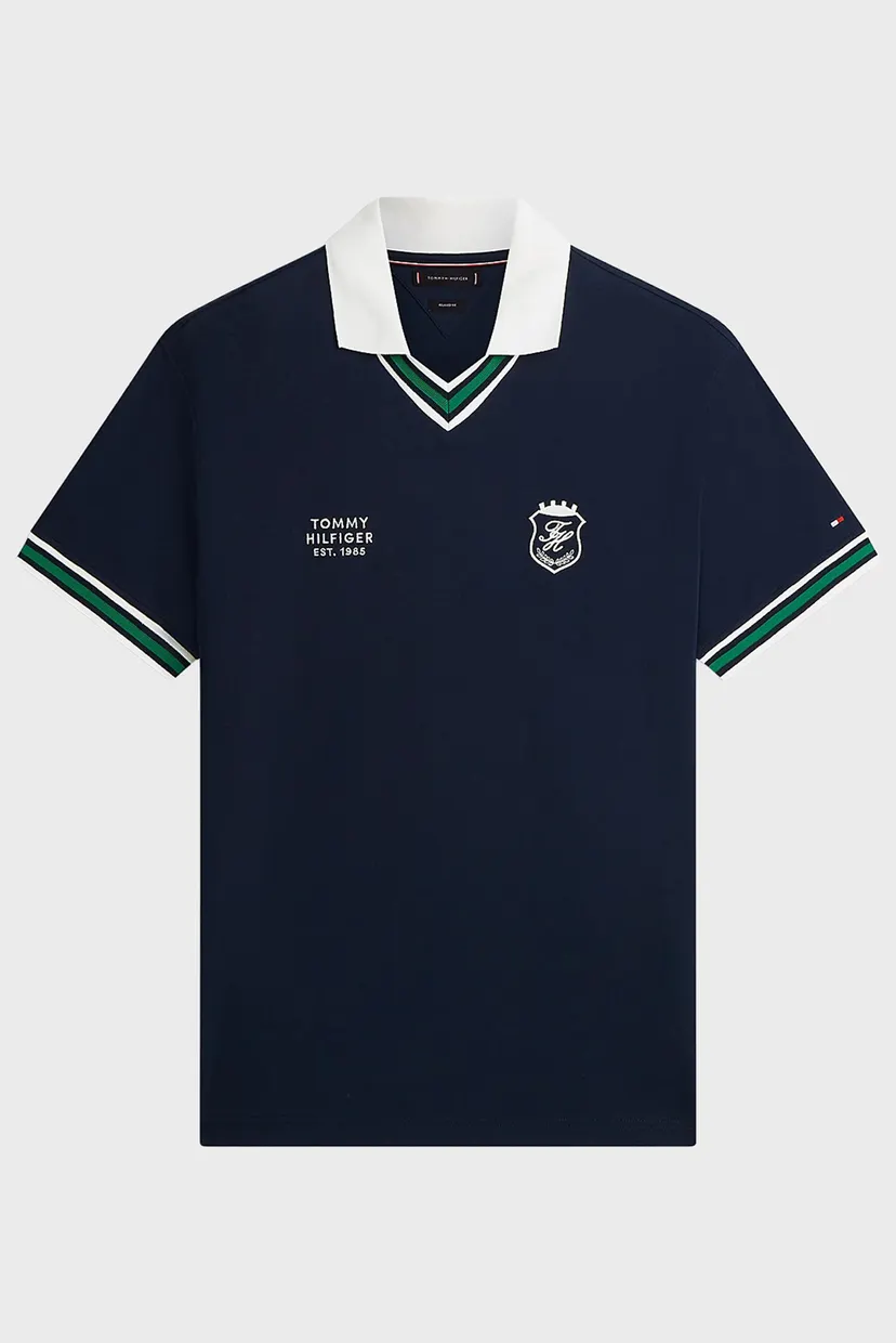 Поло V NECK PIQUE RELAXED FIT POLO 5