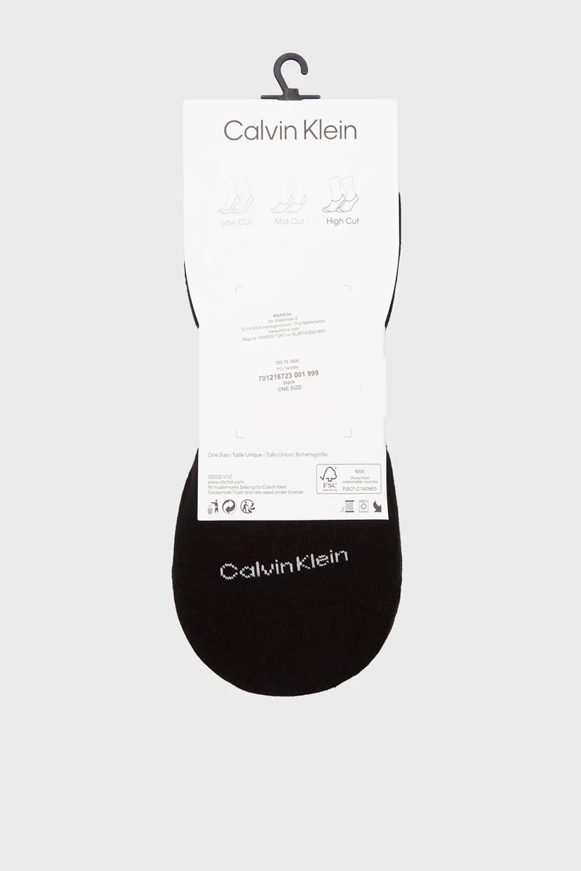 Следы CK MEN FOOTIE HIGH CUT 3P LOGO 6