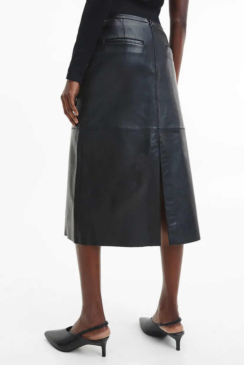 Юбка LEATHER SKIRT 3