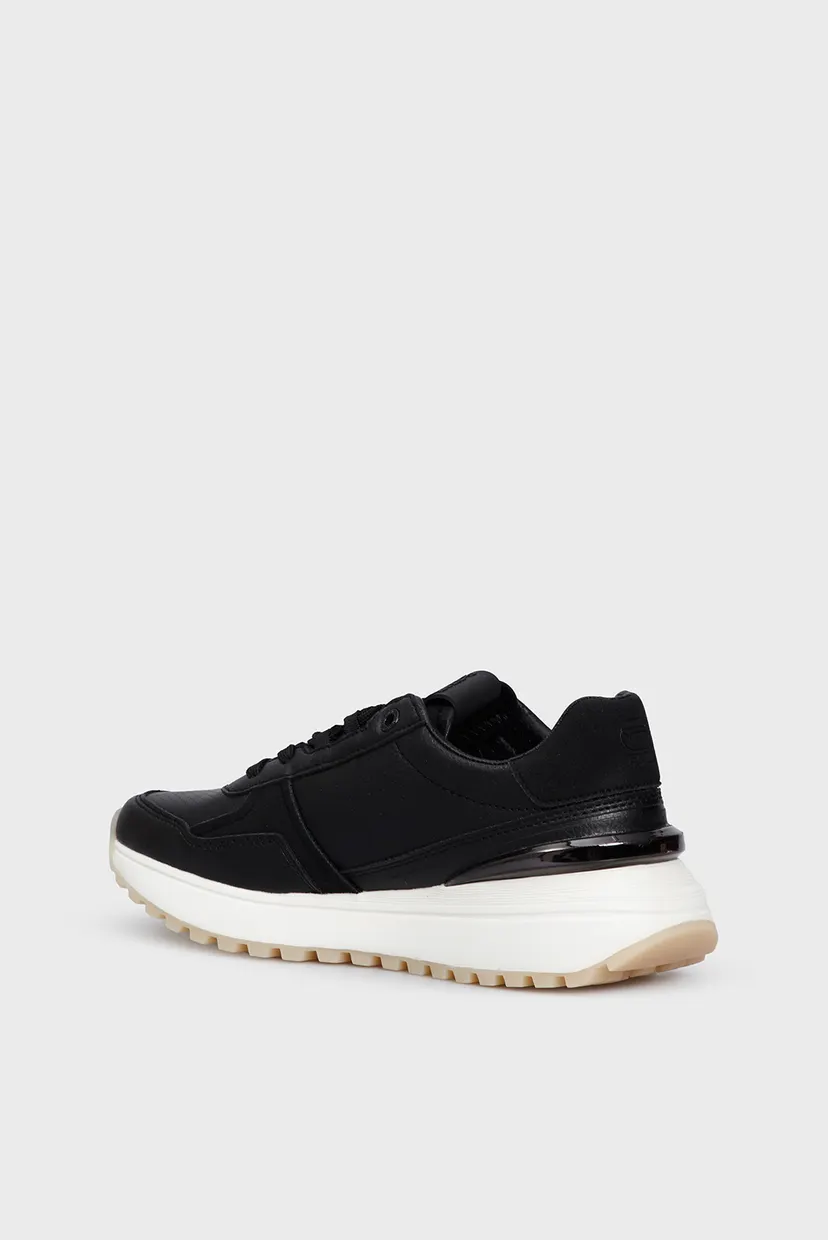 Женские черные кожаные кроссовки Lyn Runner Low W 5
