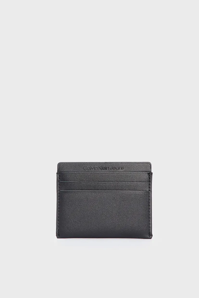 Женский черный кардхолдер SCULPTED CARDCASE 6CC MONO 4