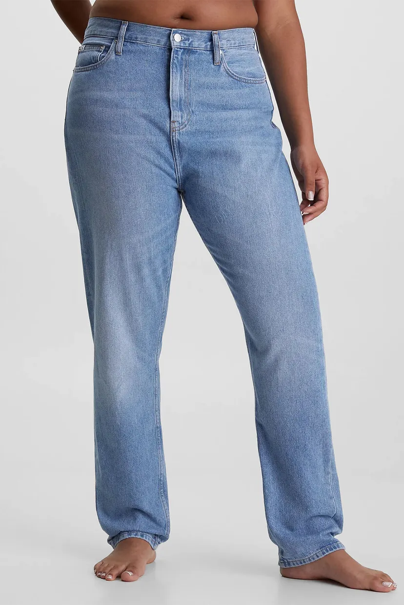 Женские голубые джинсы AUTHENTIC SLIM STRAIGHT 4