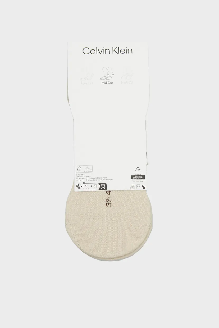 Следы CK MEN FOOTIE MID CUT 2P 6