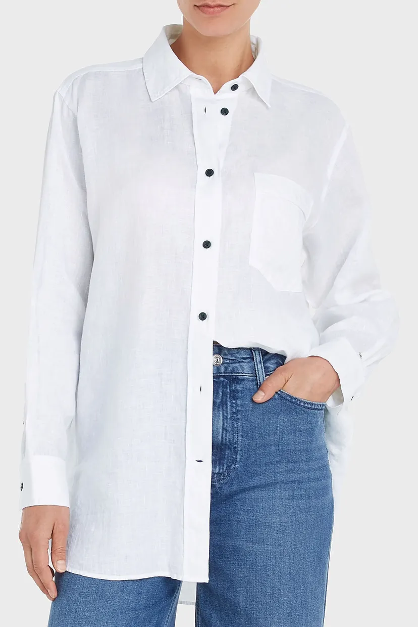 Рубашка LINEN OVERSIZED SHIRT LS 3