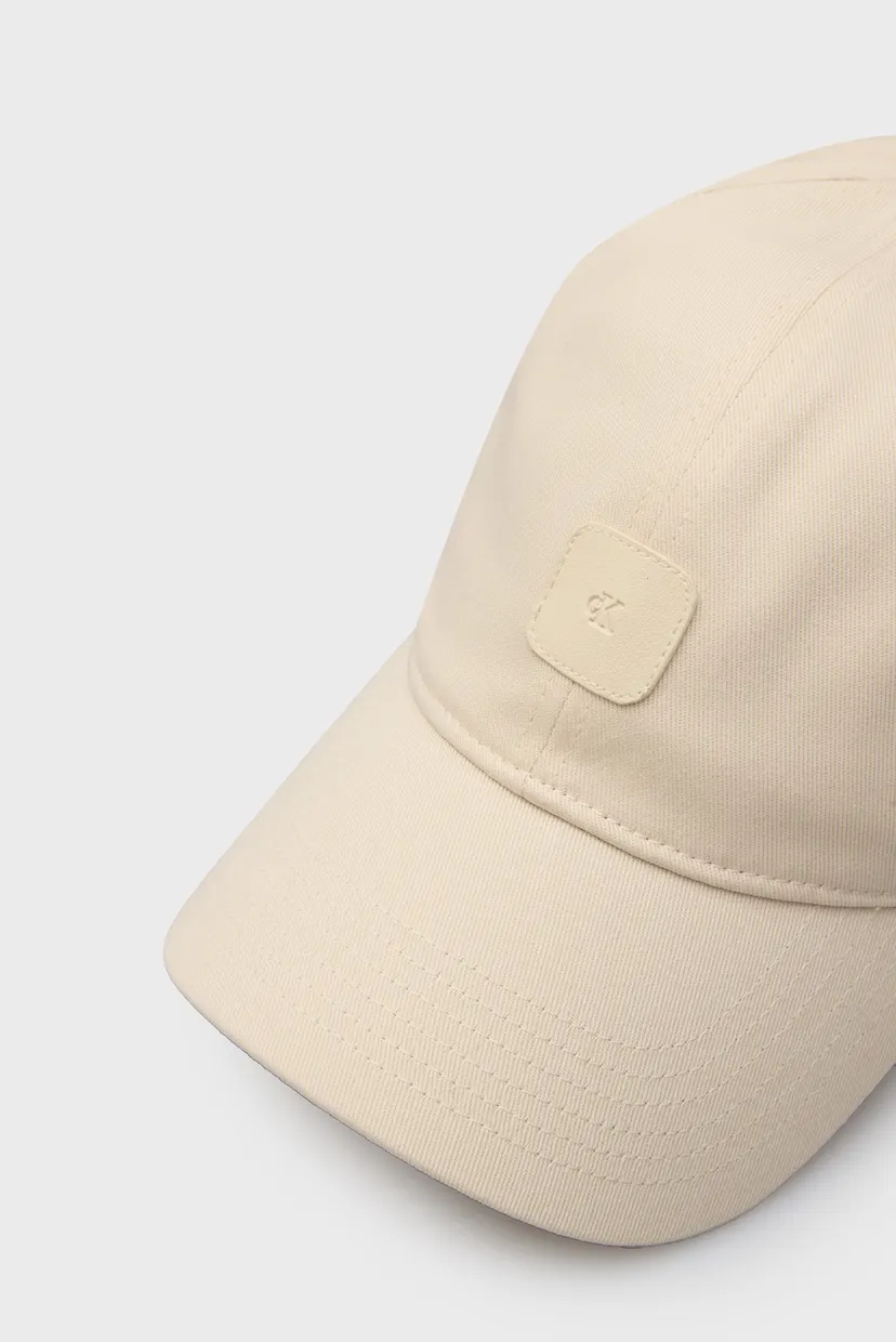 Женская белая кепка MONOGRAM PU PATCH 3
